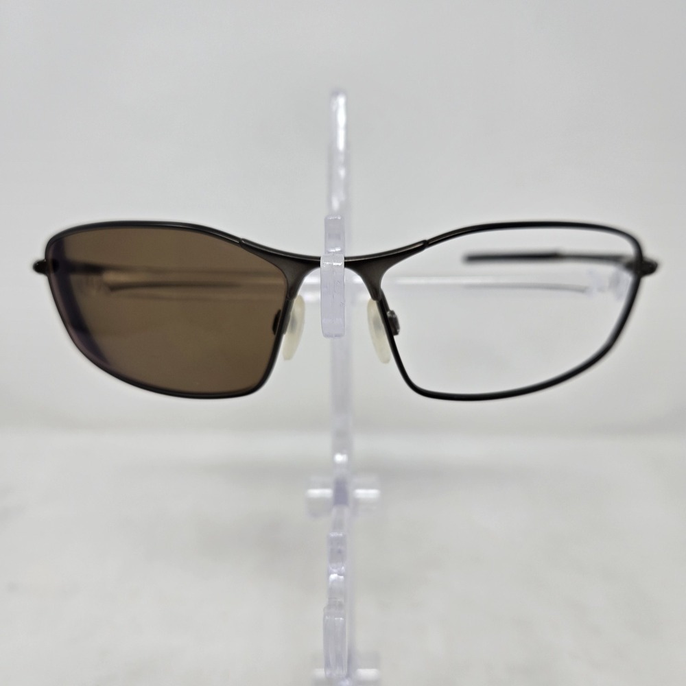 Oakley Whisker FRAMES ONLY OO4141-1360 Pewter Tungsten Polarized Lens 60/16